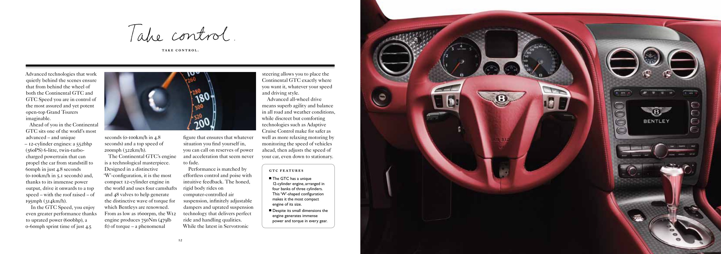 2011 Bentley Continental GTC Brochure Page 23